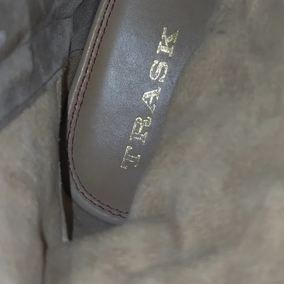 Trask Casey Wedge Waterproof Taupe suede ankle Boots. - Picture 11 of 11